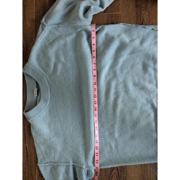 Rachel Comey Thayne Top Washed Indigo Blue 100% Merino Wool Size Small - Picture 13 of 13